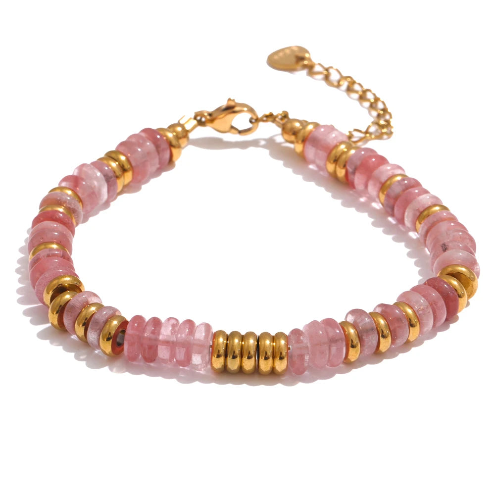 Shiori Natural Agate Bracelets | 5 Colors