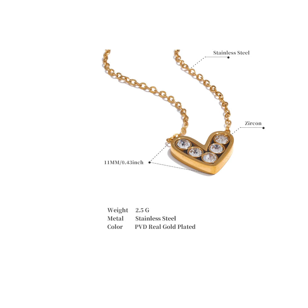 Crystal Heart Necklace