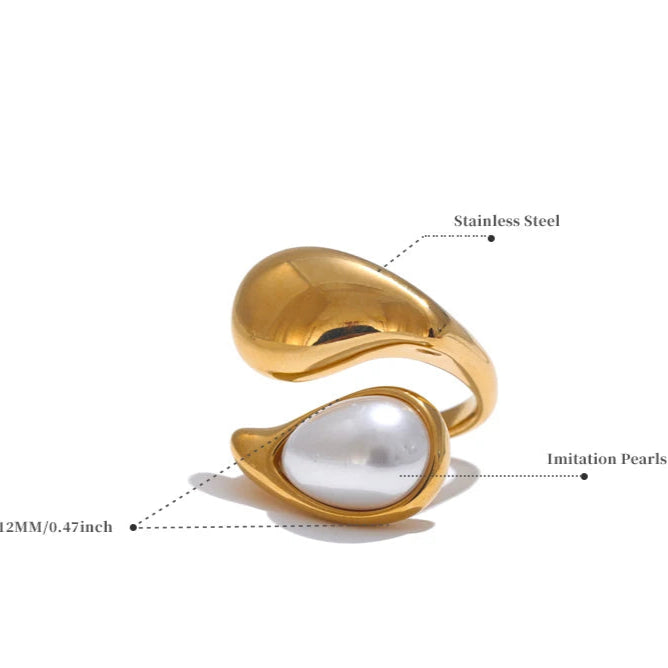 Chiyo Pearl Adjustable Ring