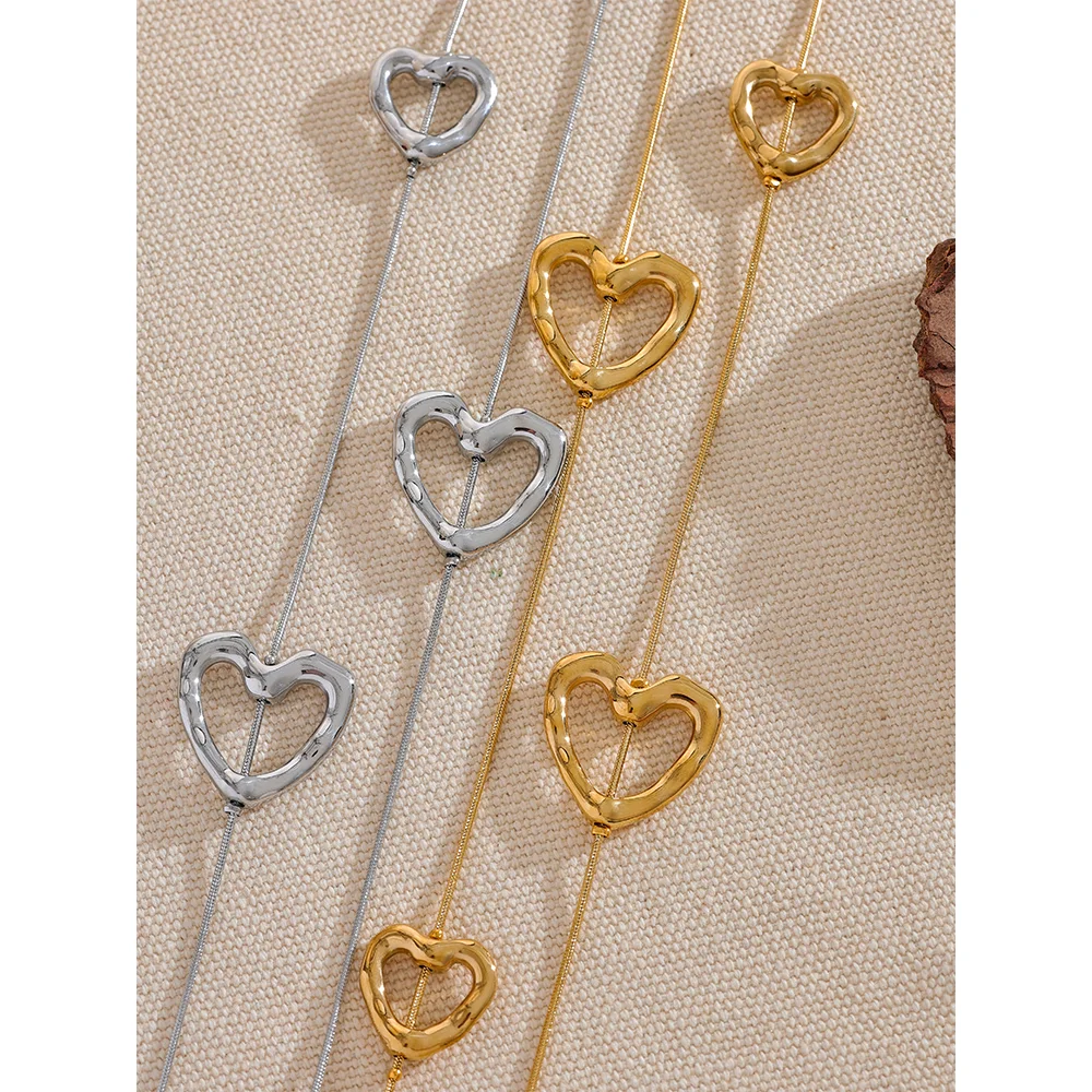 Hollow Heart Convertible Necklace