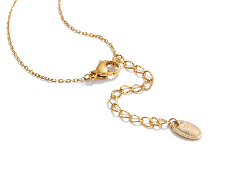 Mini Gold Cross Necklace