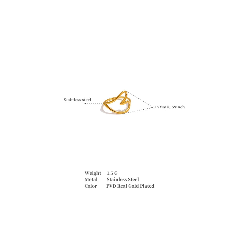 Hollow Heart Ring