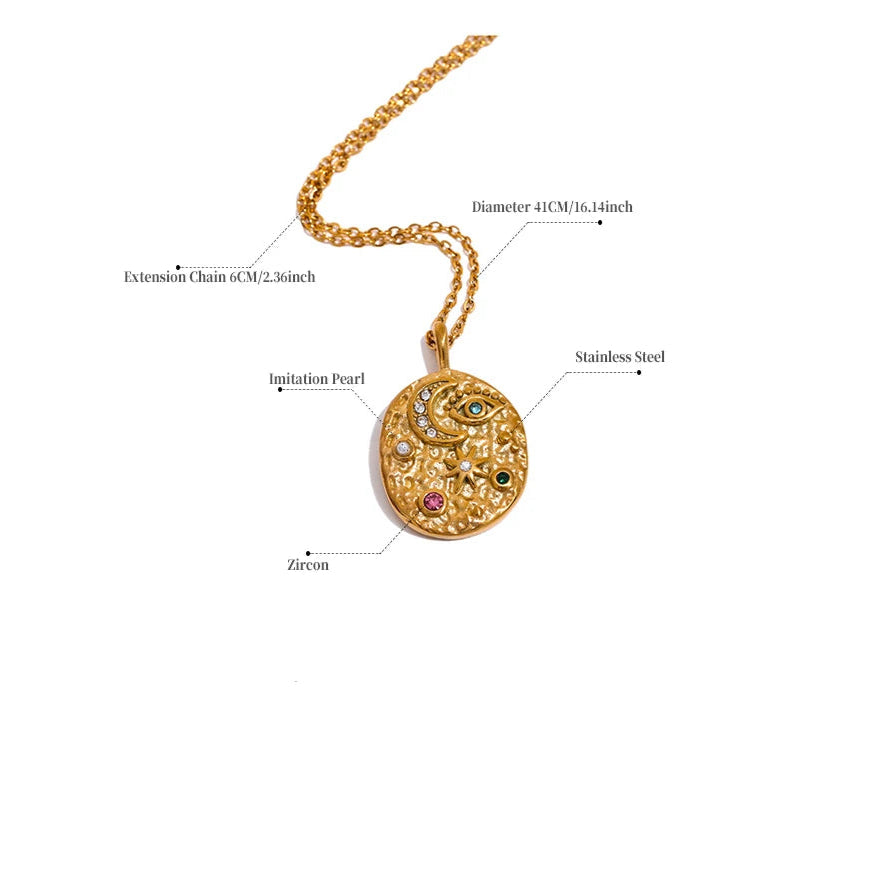 Surya Celestial Gold Necklace