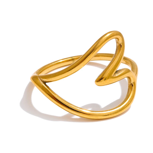 Hollow Heart Ring